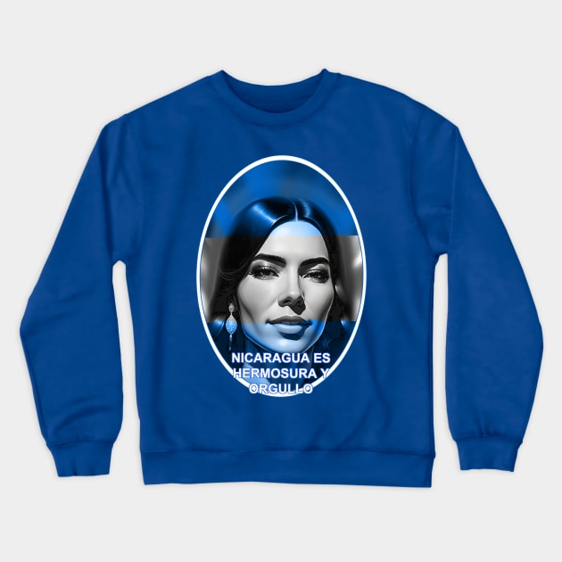 NICARAGUA PRIDE Crewneck Sweatshirt by Robtorresart